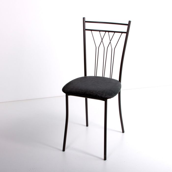 Стул на металлокаркасе Премьер СТ коричневый/бенгал антрацит