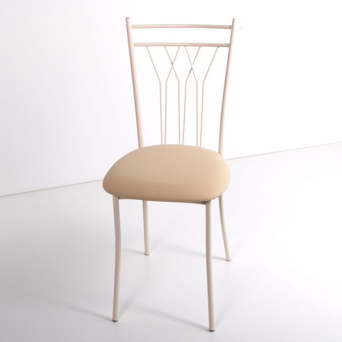 Стул на металлокаркасе Премьер СТ бежевый/кремовый
