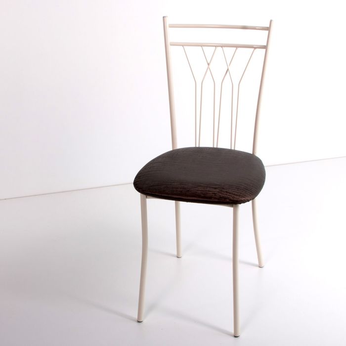 Стул на металлокаркасе Премьер СТ бежевый/бенгал кофе