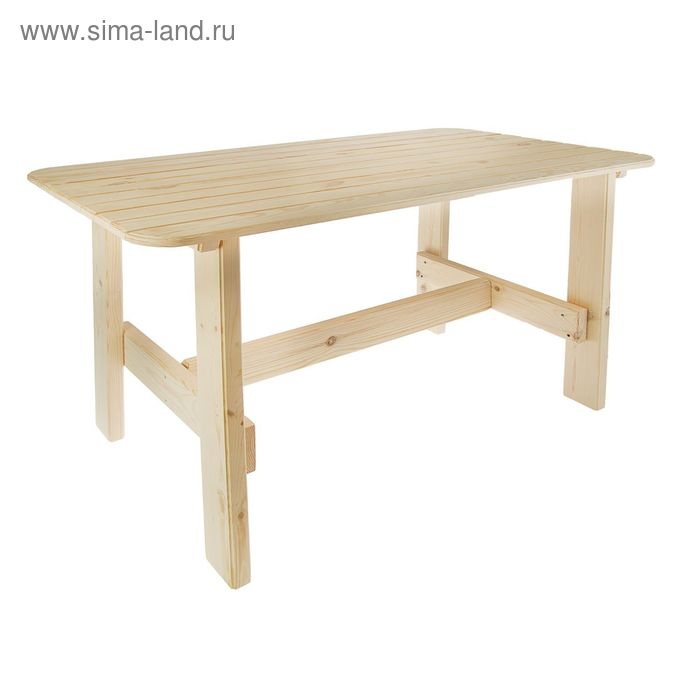 Стол к набору Дачный 120 см, натуральная сосна стол к набору дачный 160х70 см натуральная сосна