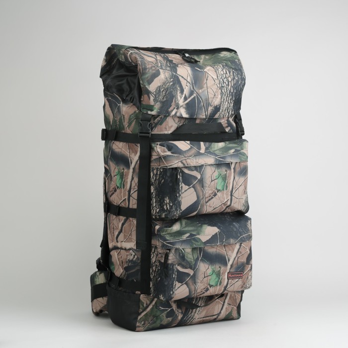 Рюкзак "Пикбастон" №80 цв.Лес ПВХ 20000 мвс,73*23*39,отд на молнии, 3 н/кармана