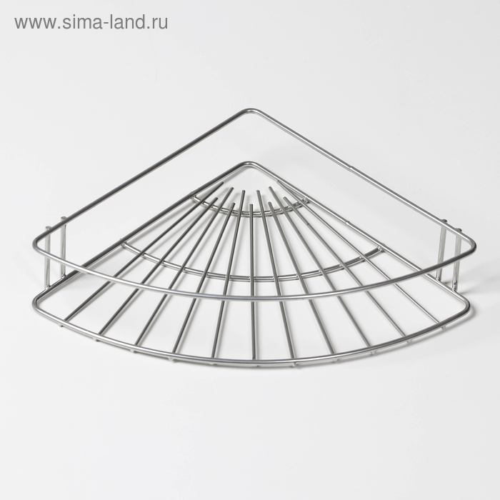 

Полка угловая Slim, 18×18×4,5 см, цвет хром