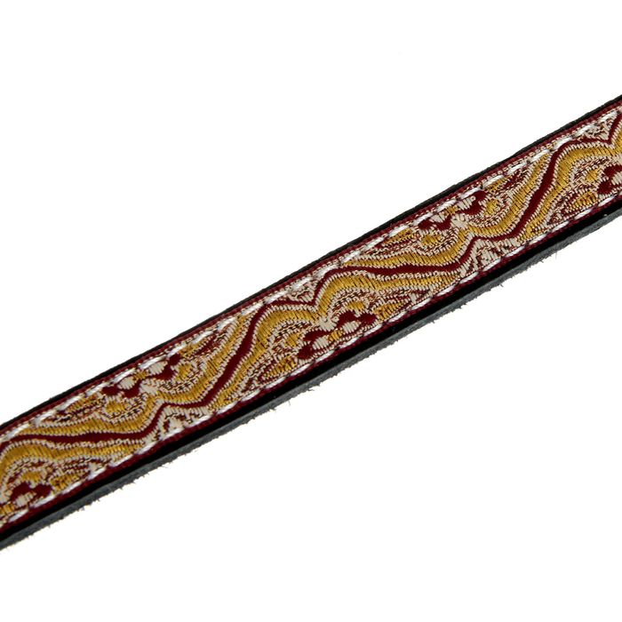 Ошейник кожаный украшенный, 32-40 х 2 см, микс цветов