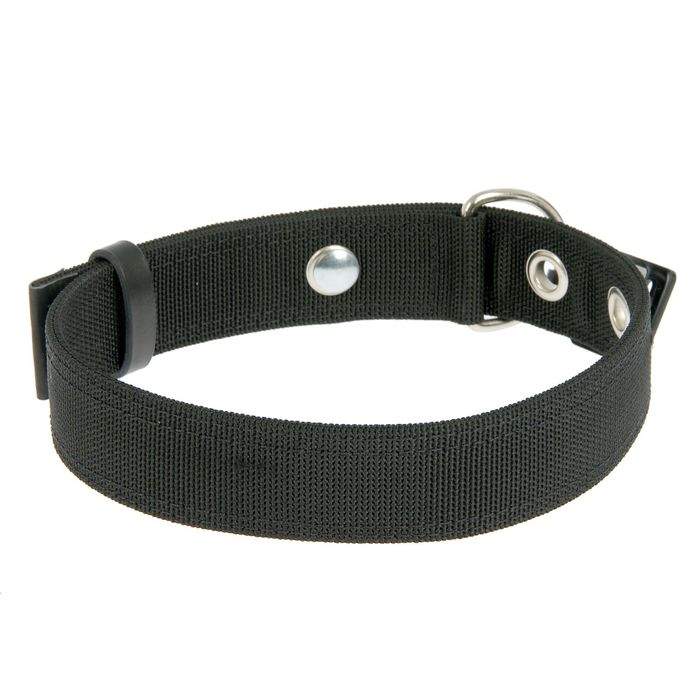 Ошейник нейлоновый двухслойный, усиленный, привязной для крупных собак, 54-75 х 5 см