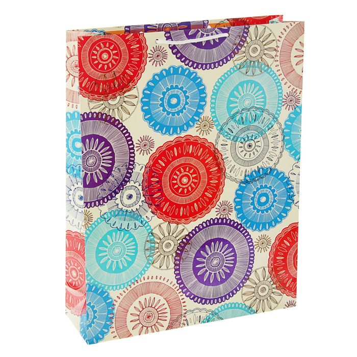 Пакет подарочный "Сферы", 42.5 х 33 х 10 см