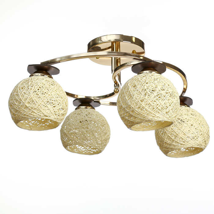 Люстра еврокаркас 248/4 "Лунный свет" 4 лампы МИКС