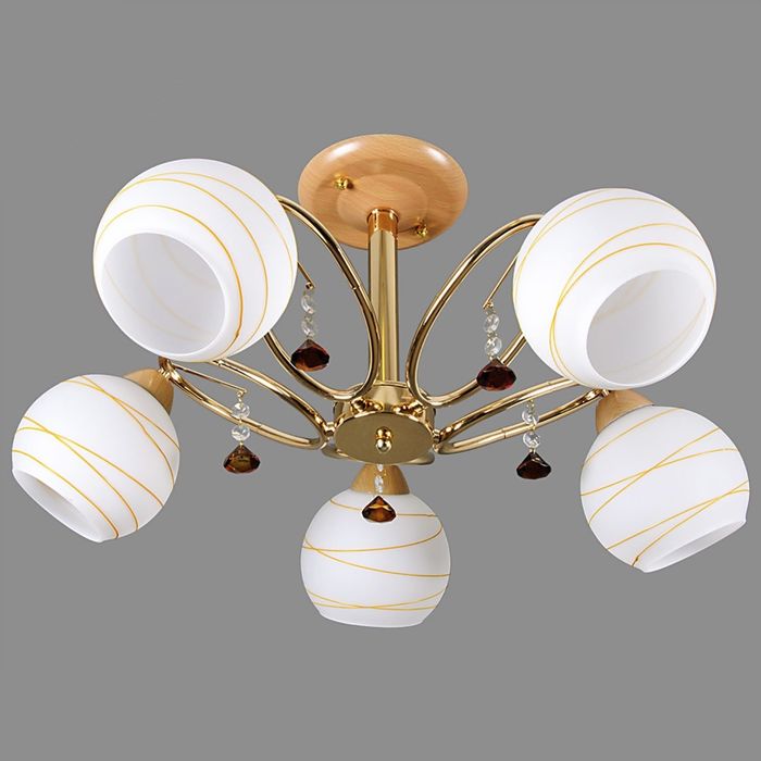 Люстра 6331/5 "Затмение" 5 ламп МИКС