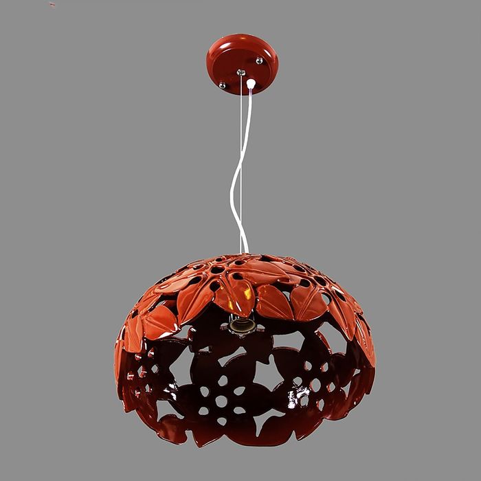 Люстра подвес 8218/1 "Стелла" 1 лампа 220V 40W E27 коричневый