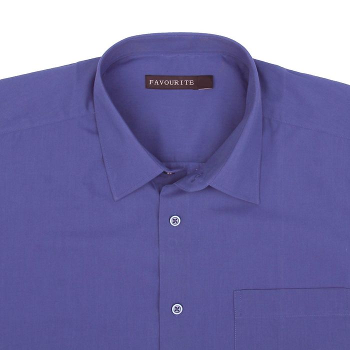 Сорочка классическая мужская, р. 50, об. шеи 41, рост 170-176, цвет синий DF0401_FAV