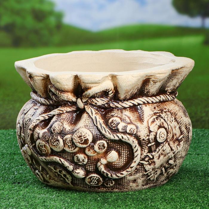 Горшок "Денежный мешок" большой, 15 л