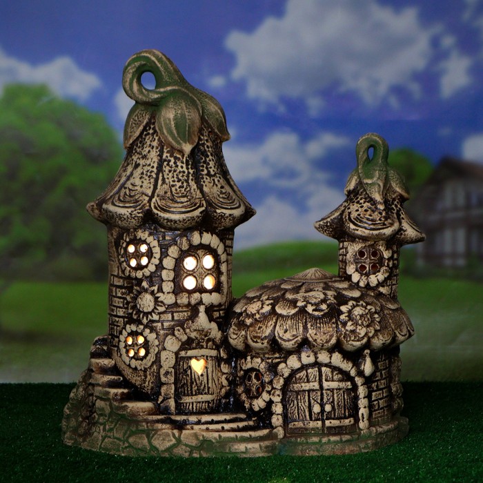 Садовая фигура "Теремок" 42*56 см св