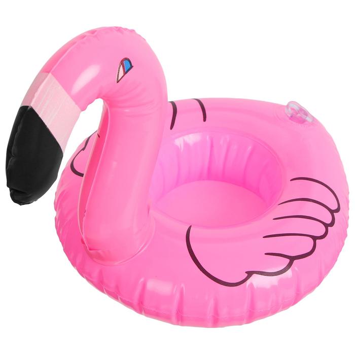 фото Игрушка надувная-подставка «фламинго», 18 см