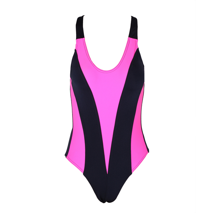 Купальник совместный со вставками, размер 48, цвет МИКС