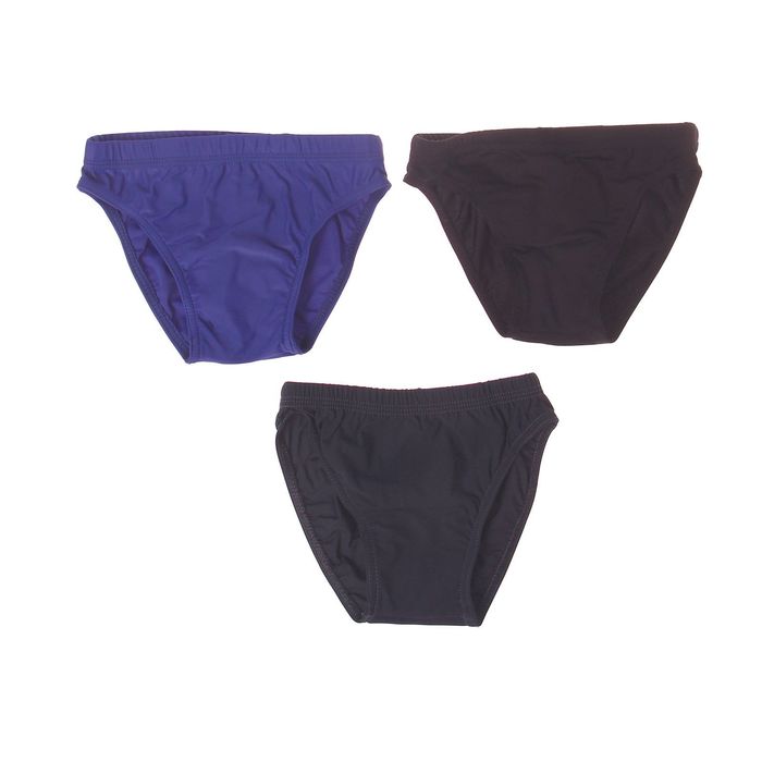 Плавки однотонные, размер 30, цвет микс