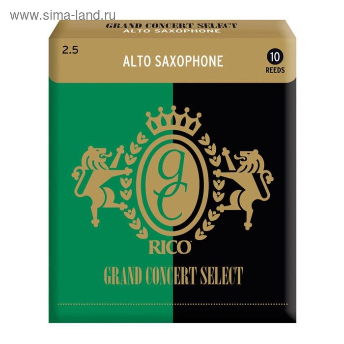 фото Трости для саксофона альт rico rgc10asx250 grand concert select размер 2.5, 10шт rico by d'addario