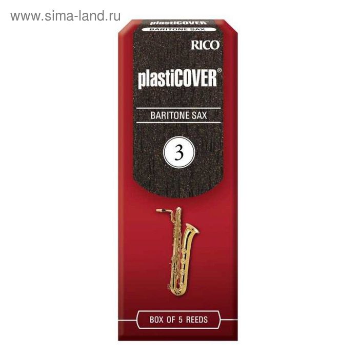 Трости для саксофона альт Rico RRP05BSX300 Plasticover  размер 3.0, 5шт