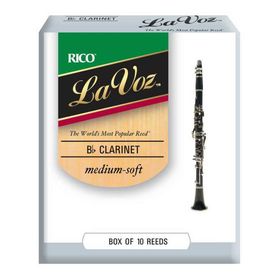 

Трости для кларнета Rico RCC10MS La Voz (Medium-Soft), 10шт