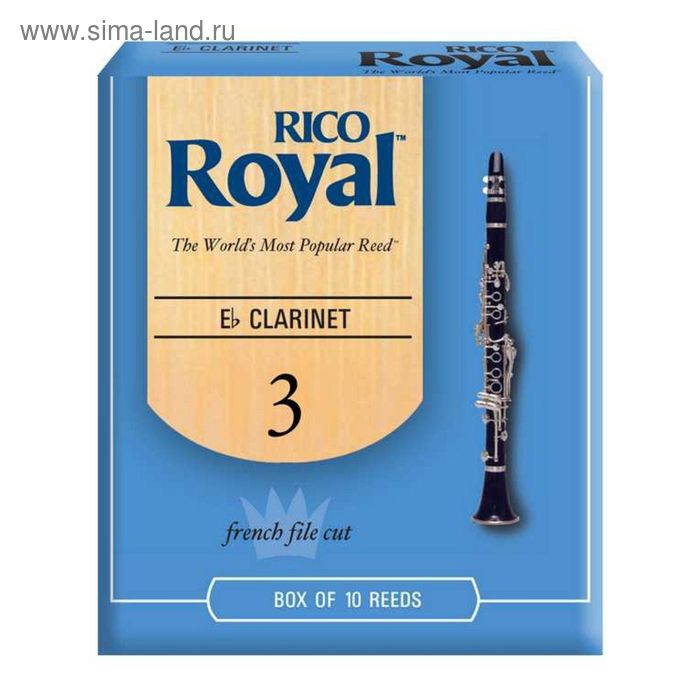 Трости для кларнета Rico RBB1030 Royal размер 3.0, 10шт