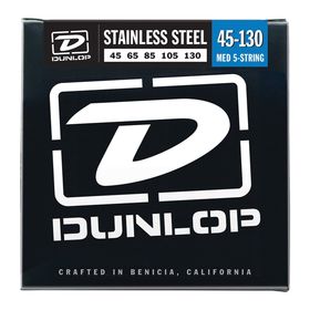 

Комплект струн для бас-гитары Dunlop DBS45130, нерж.сталь, Medium, 45-130