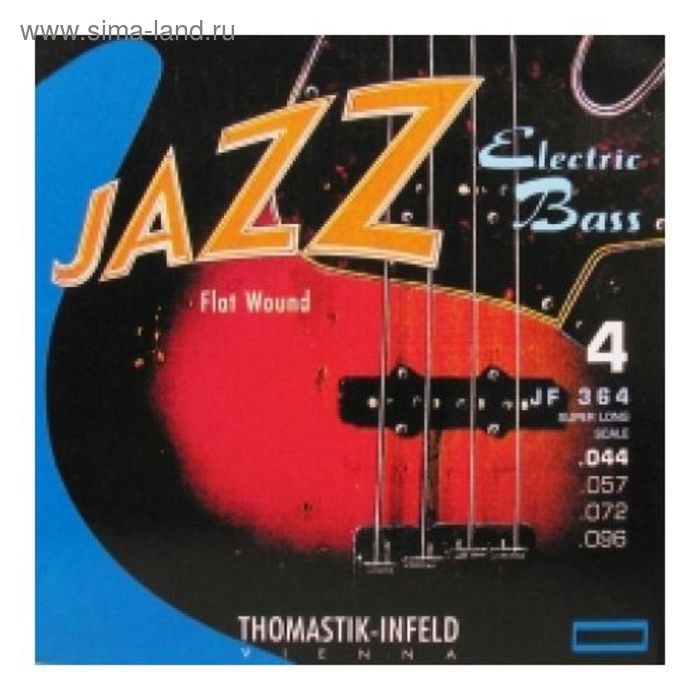 

Комплект струн для бас-гитары Thomastik JF364 Jazz Flat Wound