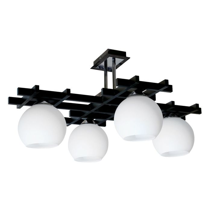 Люстра "Виола" 4xE27х60Вт дер. венге