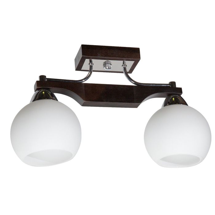 Светильник "Римма" 2хЕ27х60Вт махагон