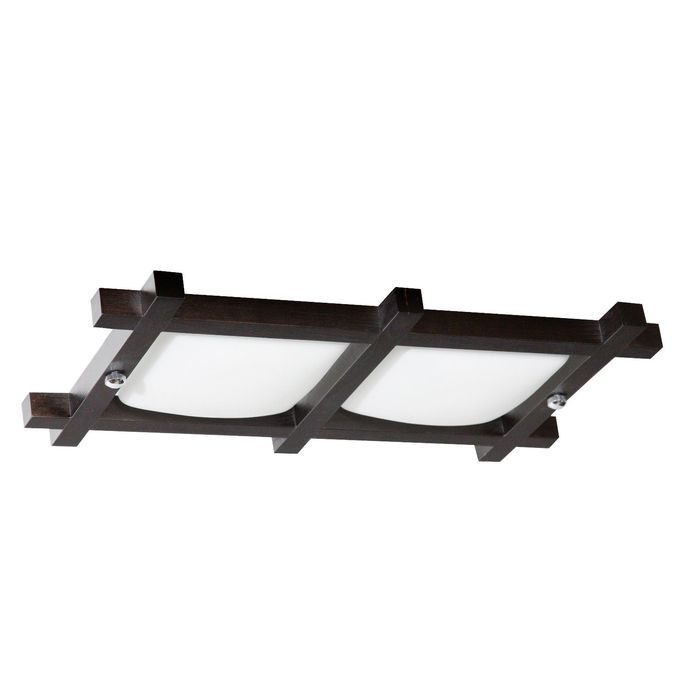 Светильник потолочный "Дина" 2хЕ27х40Вт венге