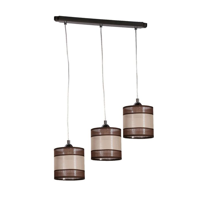 Светильник подвесной "Лори" 3хЕ27х60Вт венге