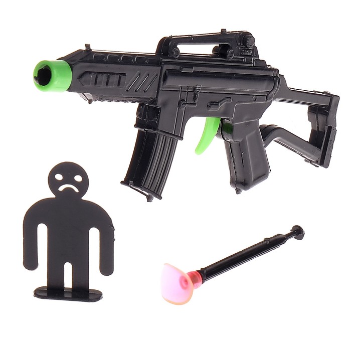 Автомат "Снайпер", с мишенью, стреляет присоской