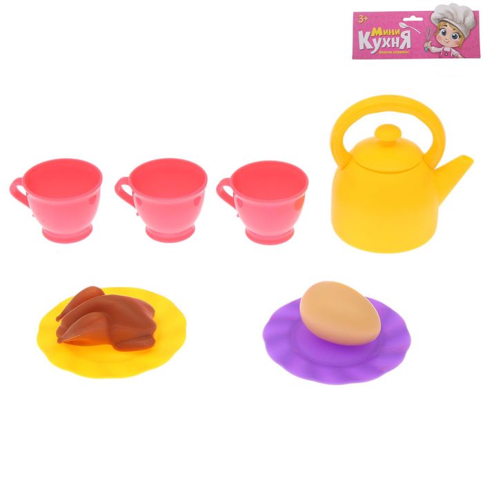 Набор посуды "Чайный", 8 предметов, МИКС