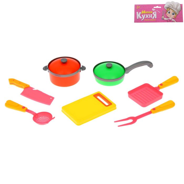 Набор посуды "Кухонные принадлежности", 7 предметов
