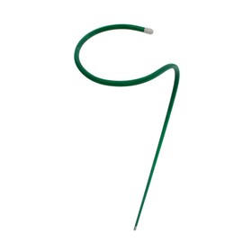 Кустодержатель для цветов, d = 20 см, h = 120 см, ножка d = 1 см, металл, зелёный Ош