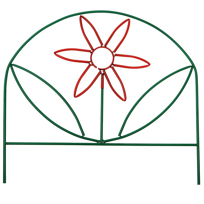 Ограждение декоративное, 70 х 370 см, 5 секций, металл, «Астра»