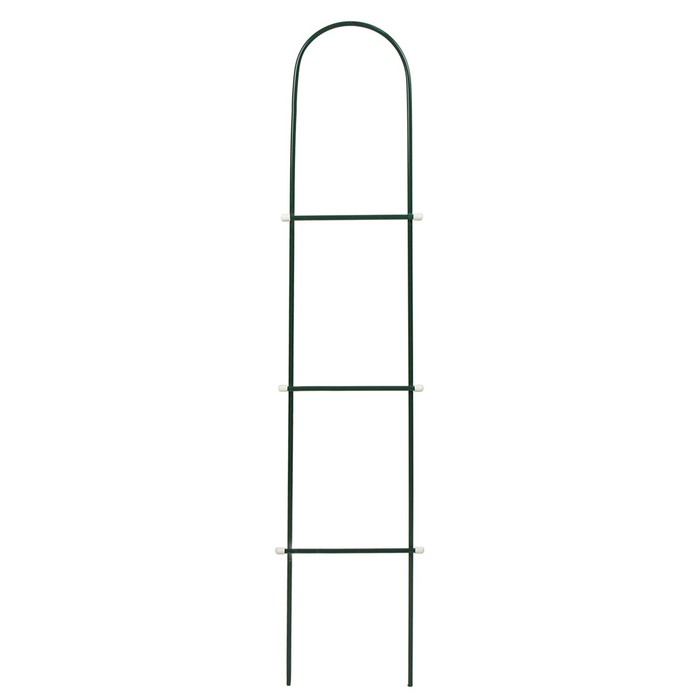 Шпалера, 140 × 23 × 1 см, металл, зелёная, «Лестница», МИКС