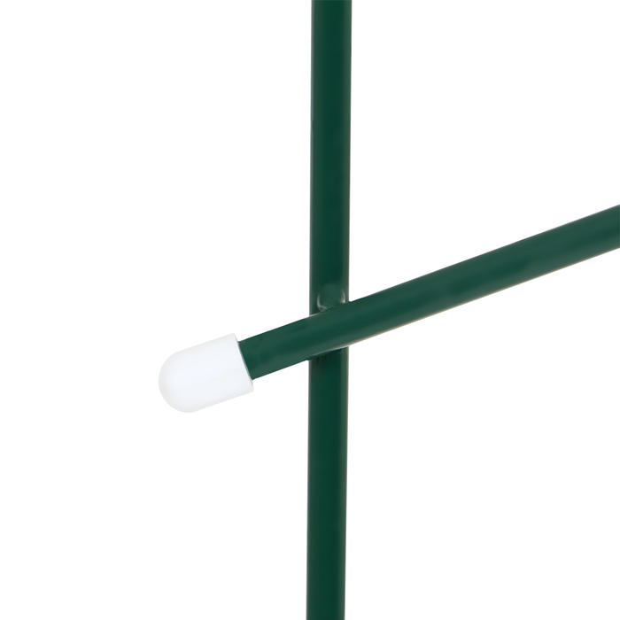 Шпалера, 160 × 43 × 1 см, металл, зелёная, «Линия»