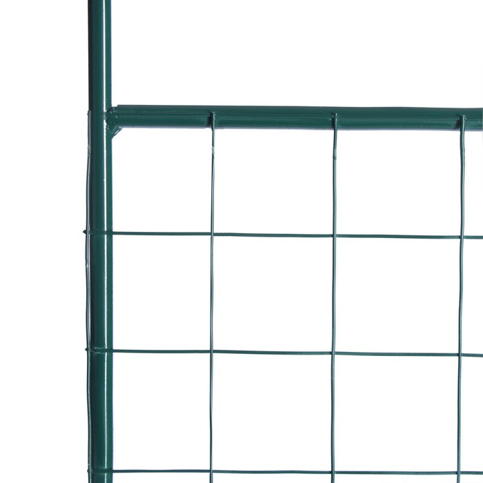 Шпалера, 170 × 35 × 1 см, металл, зелёная, «Сетка мини»