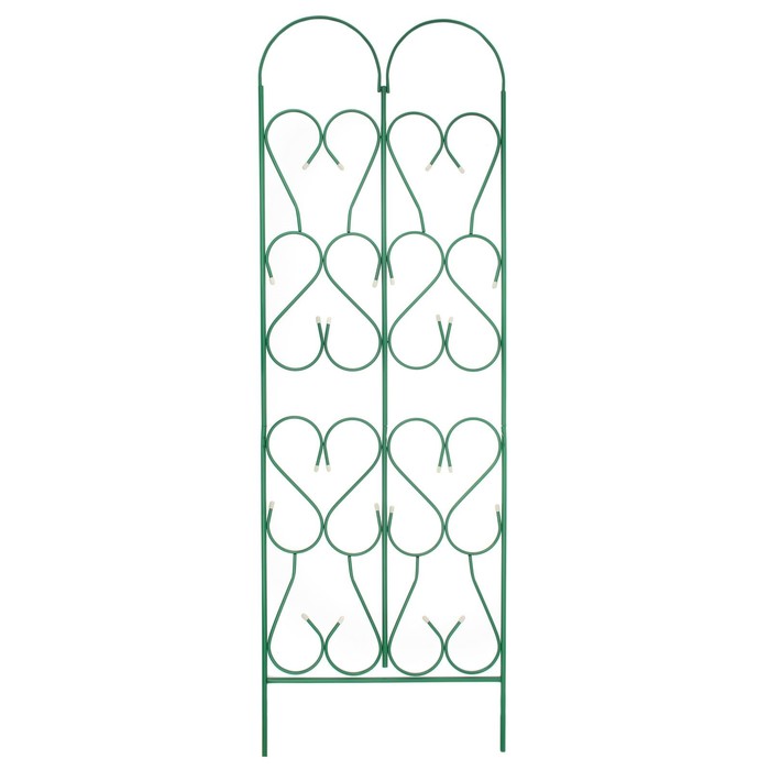 Шпалера разборная, 180 х 70 х 1 см, металл, зелёная