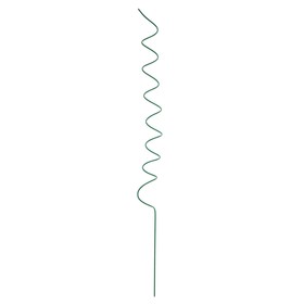 Кустодержатель для цветов, d = 6 см, h = 80 см, металл, зелёный, «Спираль»