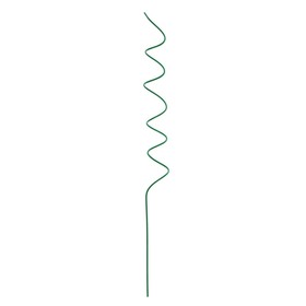Кустодержатель для цветов, d = 5 см, h = 60 см, металл, зелёный, «Спираль» Ош