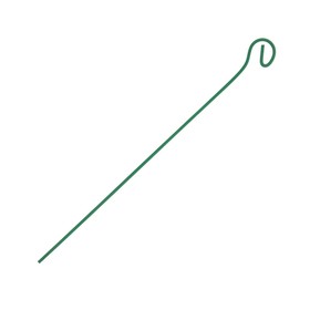 Колышек для подвязки растений, h = 80 см, d = 0.3 см, проволочный, зелёный, Greengo Ош