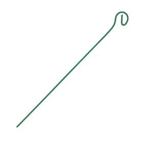 Колышек для подвязки растений, h = 100 см, d = 0.3 см, проволочный, зелёный, Greengo Ош