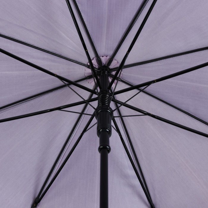 Зонт-трость "Цветы и кружево", полуавтоматический, R=54см