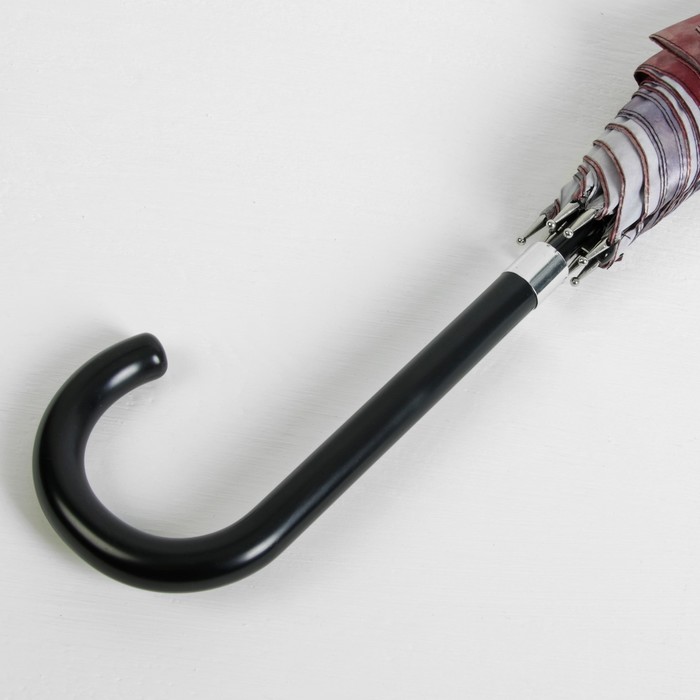 Зонт-трость "Цветы и кружево", полуавтоматический, R=54см