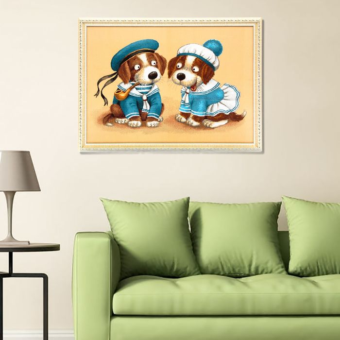 Гобеленовая картина "Баловни" морячки