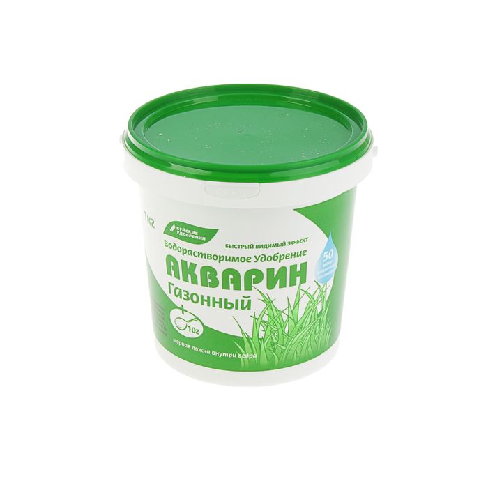 Удобрение водорастворимое минеральное "Акварин" газонный, 1 кг