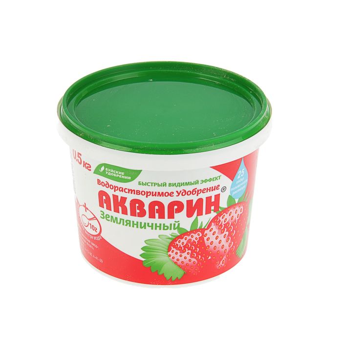 Удобрение водорастворимое минеральное "Акварин" земляничный, 0,5 кг