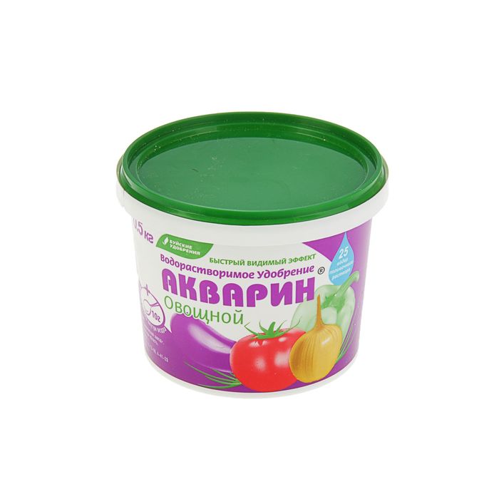 Удобрение водорастворимое минеральное "Акварин" овощной, 0,5 кг