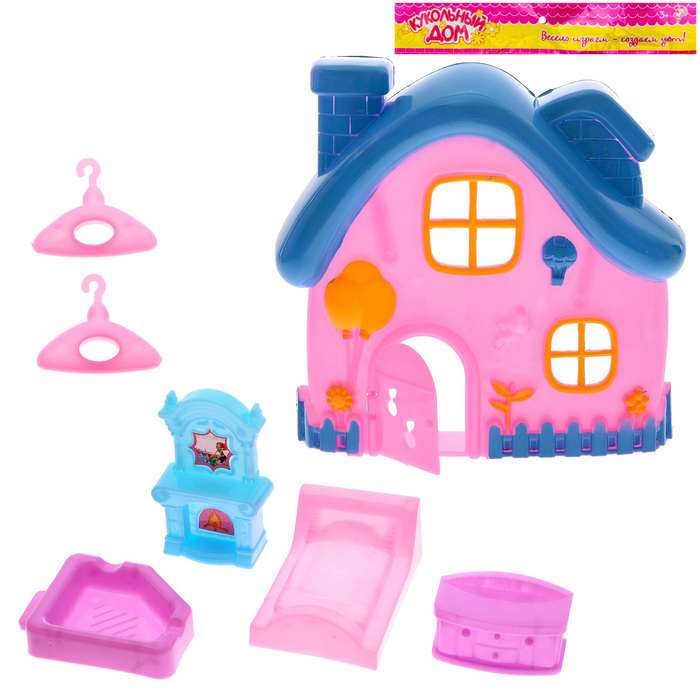 Дом для куклы "Мечта-1" с аксессуарами, МИКС