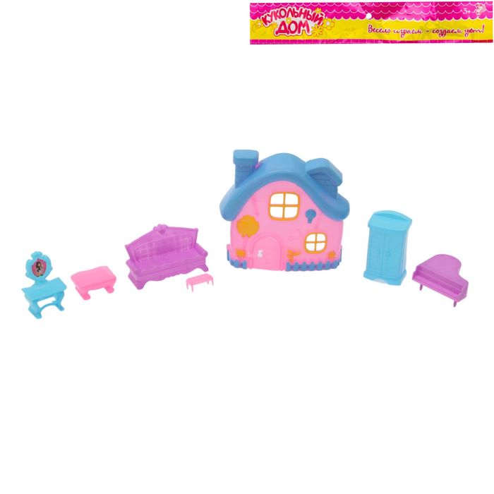 Дом для кукол "Мечта-2" с аксессуарами, МИКС