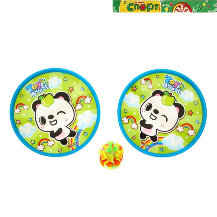 Игра "Кидай-лови", 2 ловушки, мяч-присоска, МИКС